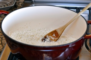Cooking the rice